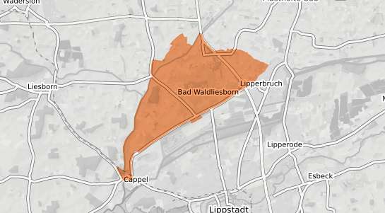 Mietspiegelkarte Lippstadt Bad Waldliesborn